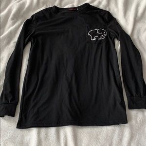 Ivory Ella Pocketed Black Long Sleeve